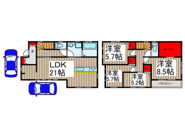 KIS入間市春日町1期の物件間取画像